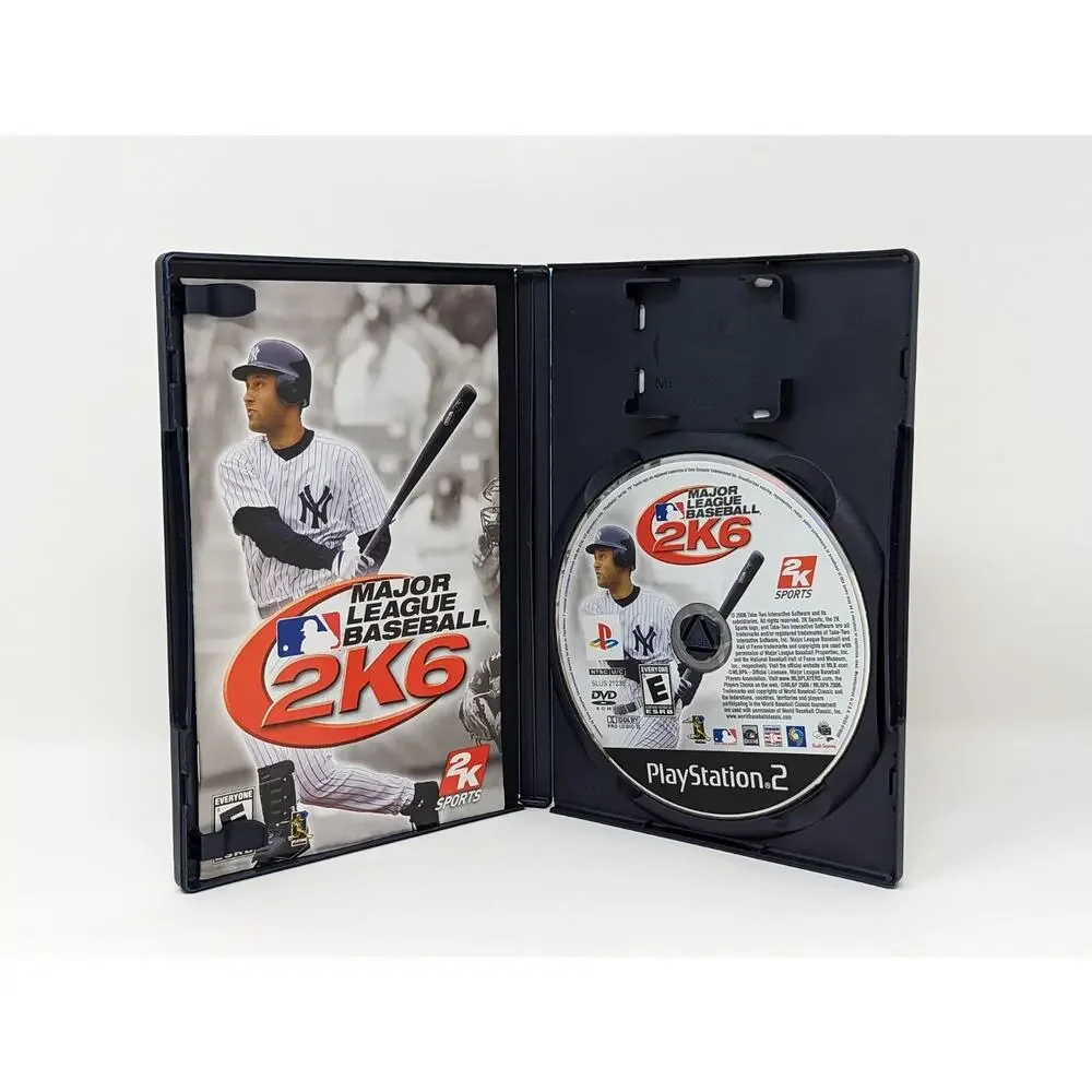 Major League Baseball 2K6 Video Game PlayStation 2 CIB Manual Tested